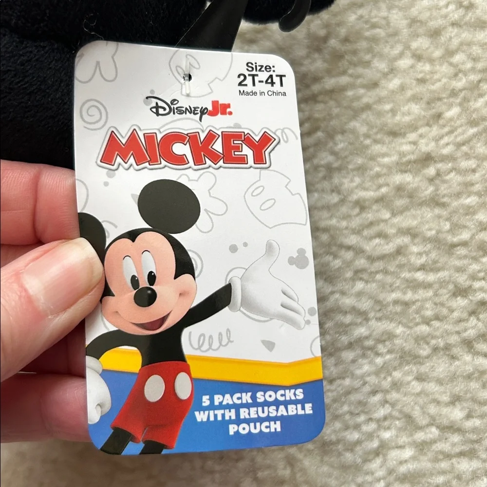 Disney Socks w/Reusable Pouch